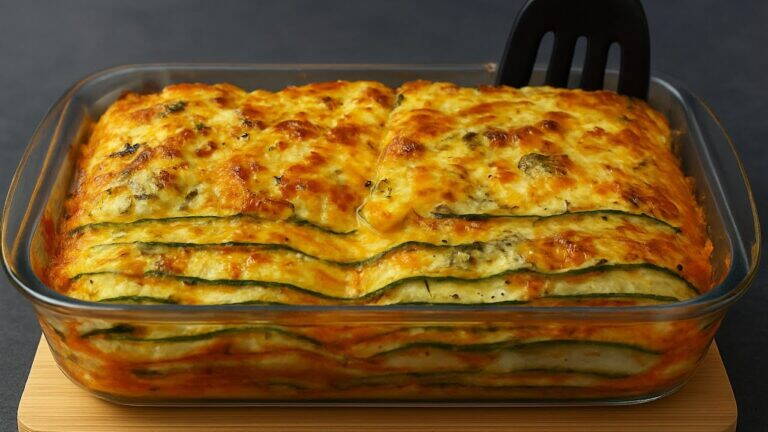 Lasagne z cukinii. Nawet dzieci pokochają cukinię dzięki temu pysznemu przepisowi!