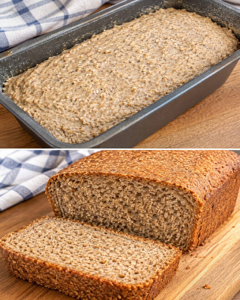 Mój najszybszy chleb bez grama mąki na zdrowe śniadanie! LOW CARB