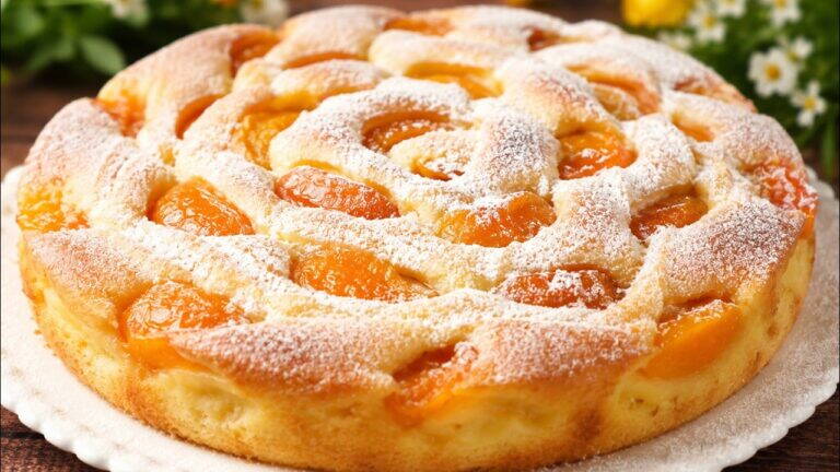 Morele, twaróg i delikatne ciasto! Tarta idealna na lato!